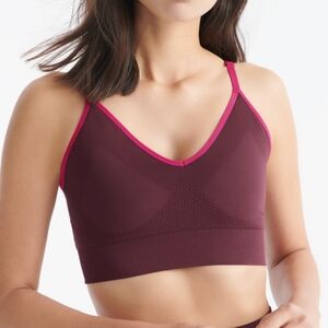 Knix Longevity Bra in Dark Cherry, size small